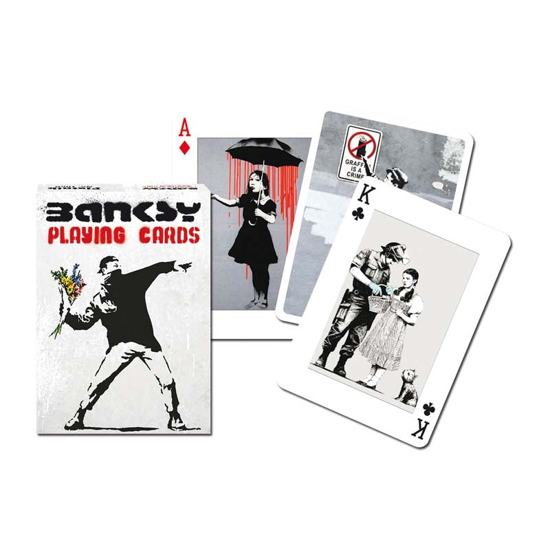 Cartes à jouer à thèmes Banksy