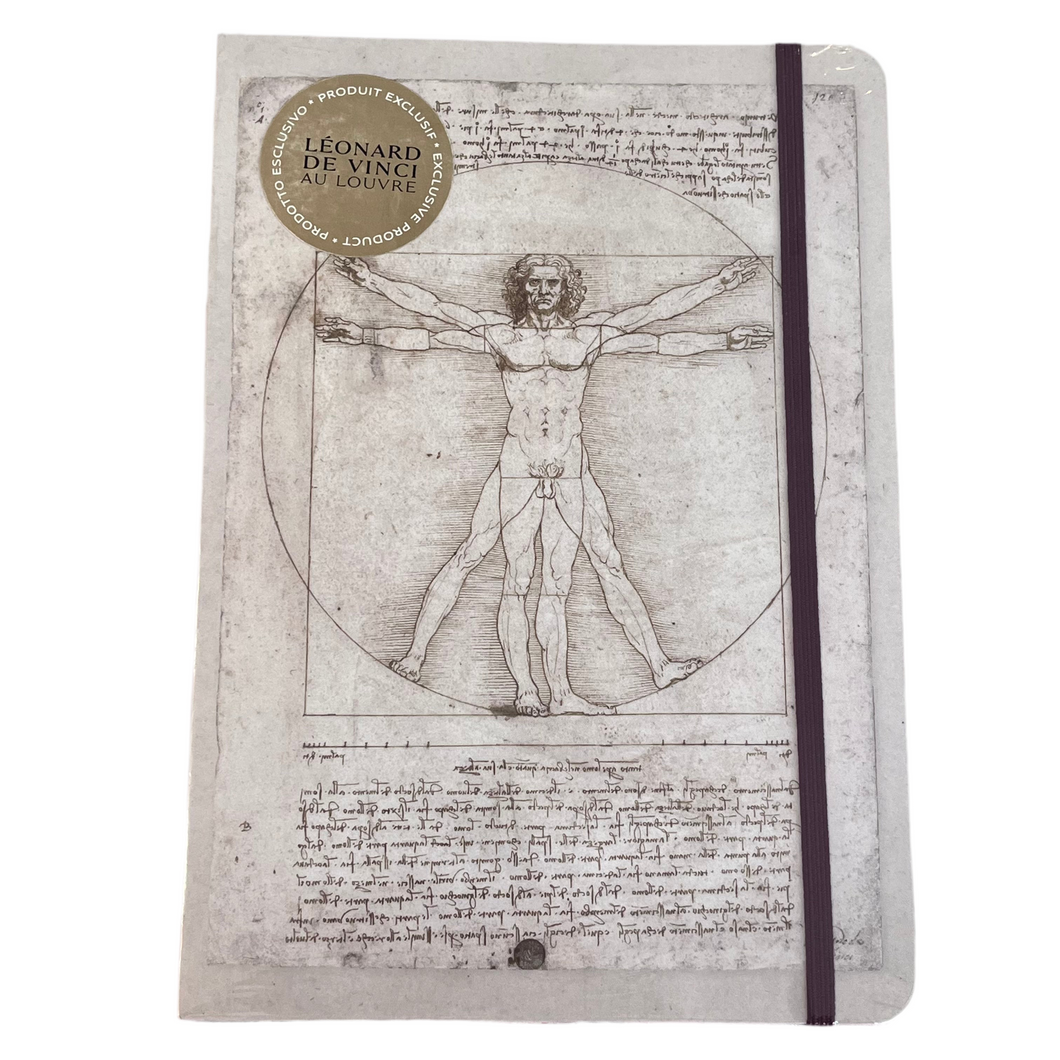 Carnet à élastique Léonarde De Vinci