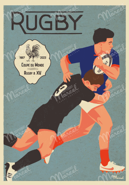 Affiche Rugby