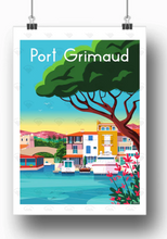 Load image into Gallery viewer, Affiche Port de Grimaud
