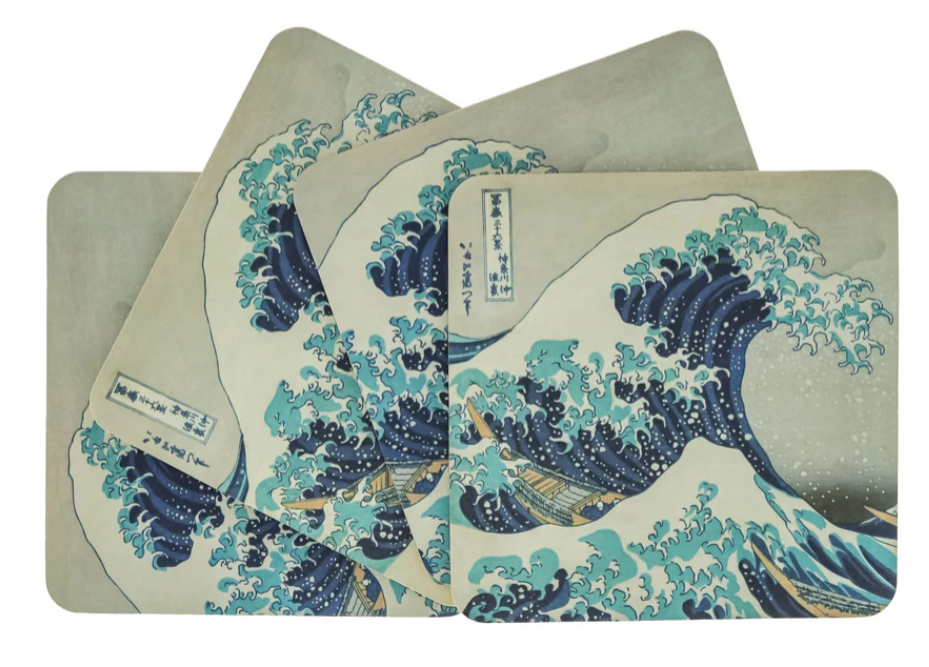 Sous-verres Hokusai - La grande vague