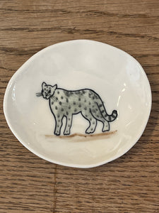 Mini coupelle plate porcelaine
