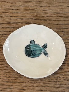 Mini coupelle plate porcelaine