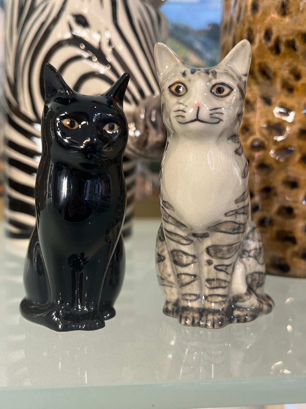 Salière et poivrière chat