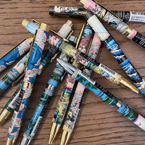 Stylo estampe japonaise