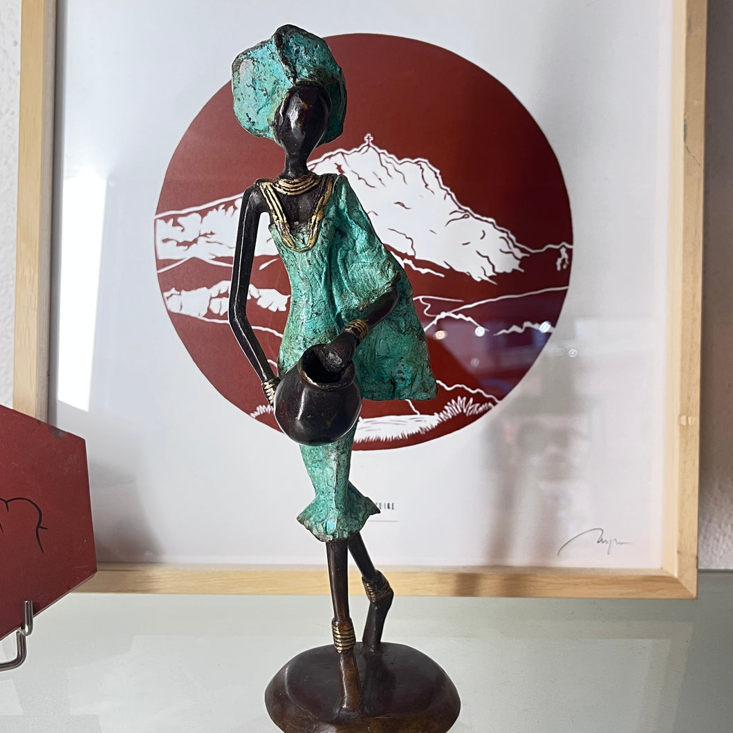 Femme bronze - 26 cm