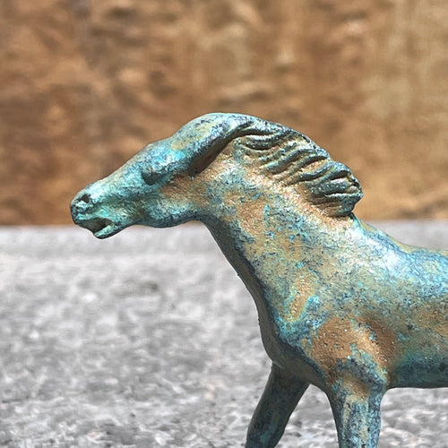 Cheval de course bronze artyana Aix en Provence 