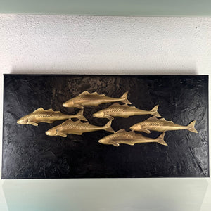 Tableau banc de poissons