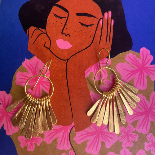 Boucles d'oreilles Lina artyana Aix en Provence 