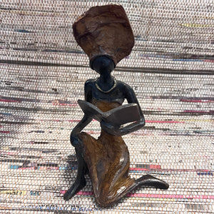 Bronze Burkina assis