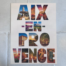 Load image into Gallery viewer, Affiche Aix en Provence olivier Malcor artyana Aix en Provence 

