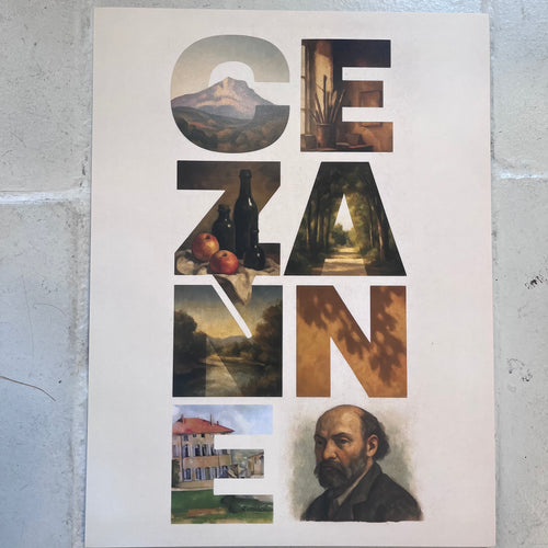 Affiche Cézanne olivier Malcor artyana Aix en Provence 