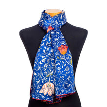 Charger l&#39;image dans la galerie, Foulard - Fleurs bleues Galata
