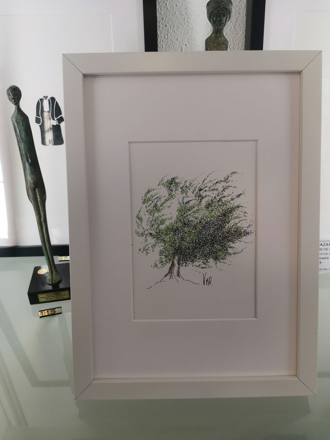 L'olivier au vent by Véronique Lecoq