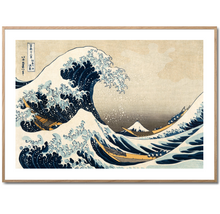 Charger l&#39;image dans la galerie, REPRO LA GRANDE VAGUE DE KANAGAWA - HOKUSAI
