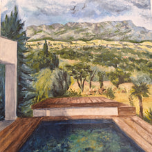 Charger l'image dans la galerie, Tableau Vue sur la montagne de Stéphanie Bonthoux chez Artyana Aix en provence
