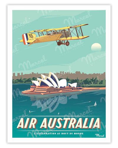 affiche air austalia artyana