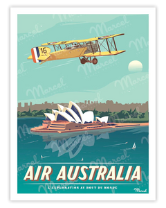 affiche air austalia artyana
