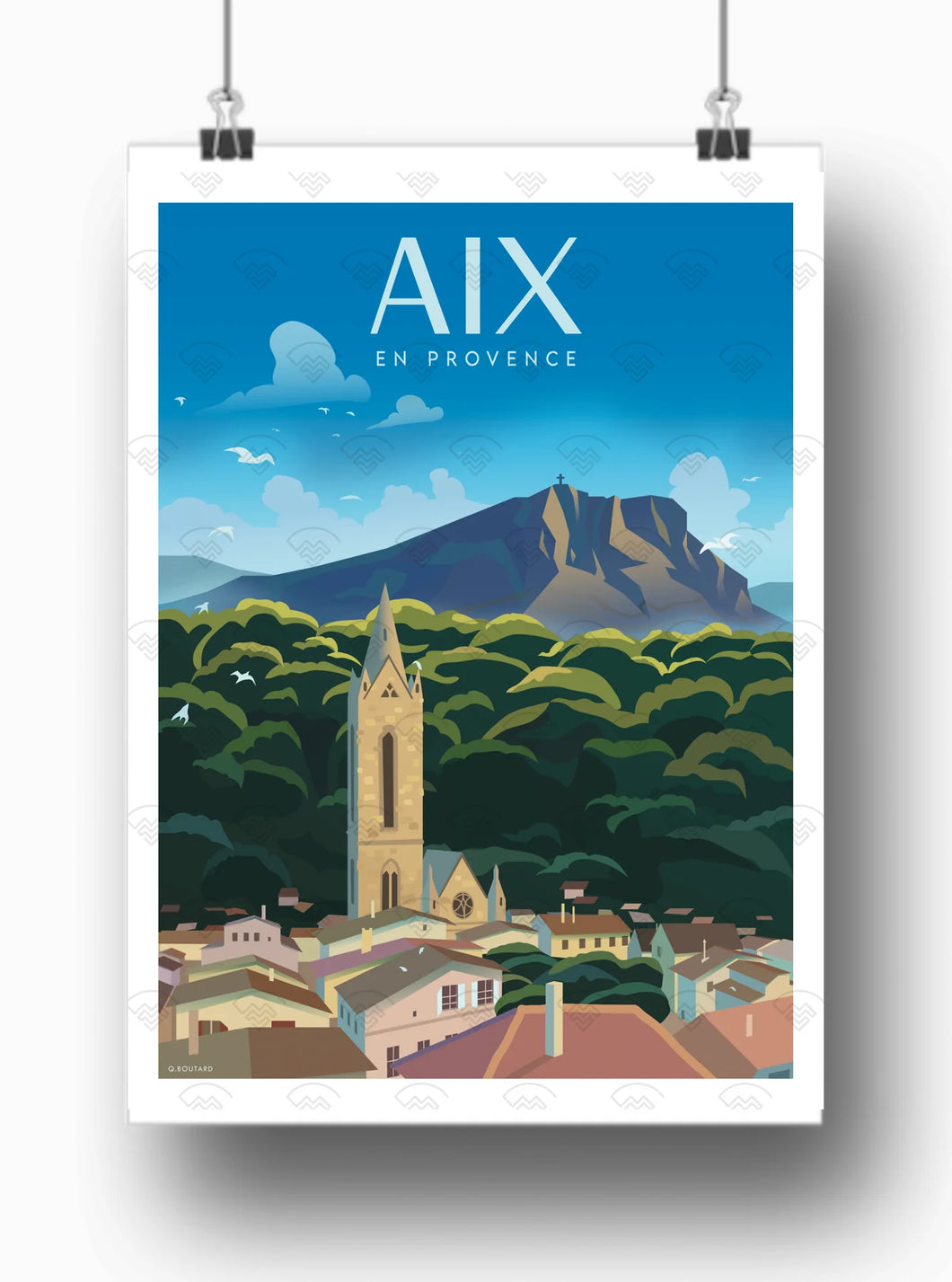 Affiches Aix en Provence par Quentin