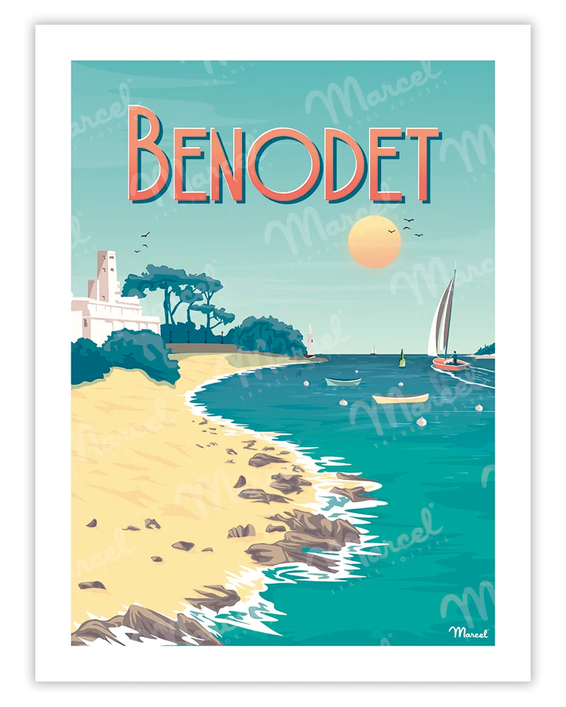 Affiche Benodet