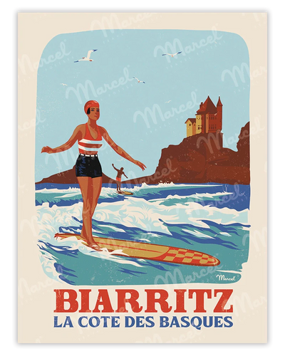 affiche biarritz artyana