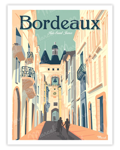 Affiche Bordeaux Rue Saint-James