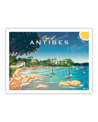 affiche cap d'antibes artyana