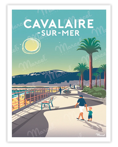 Affiche Cavalaire sur mer