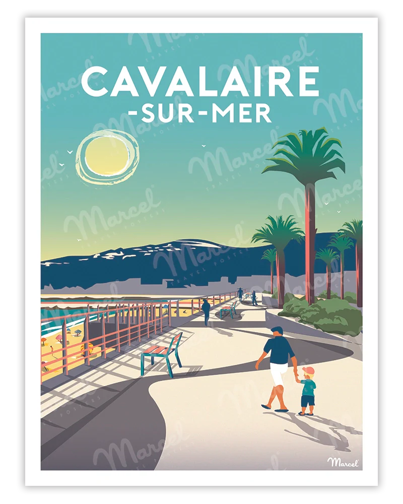 Affiche Cavalaire sur mer