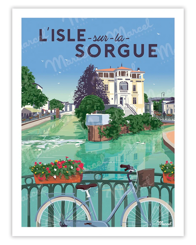 affiche isle sur la sorgue artyana