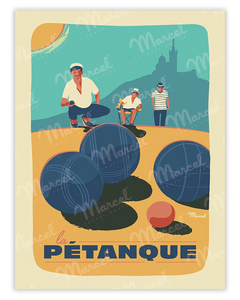 Affiche La Pétanque