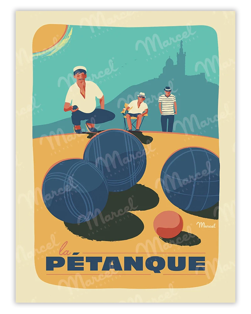 Affiche La Pétanque