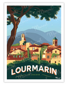 Affiche Lourmarin