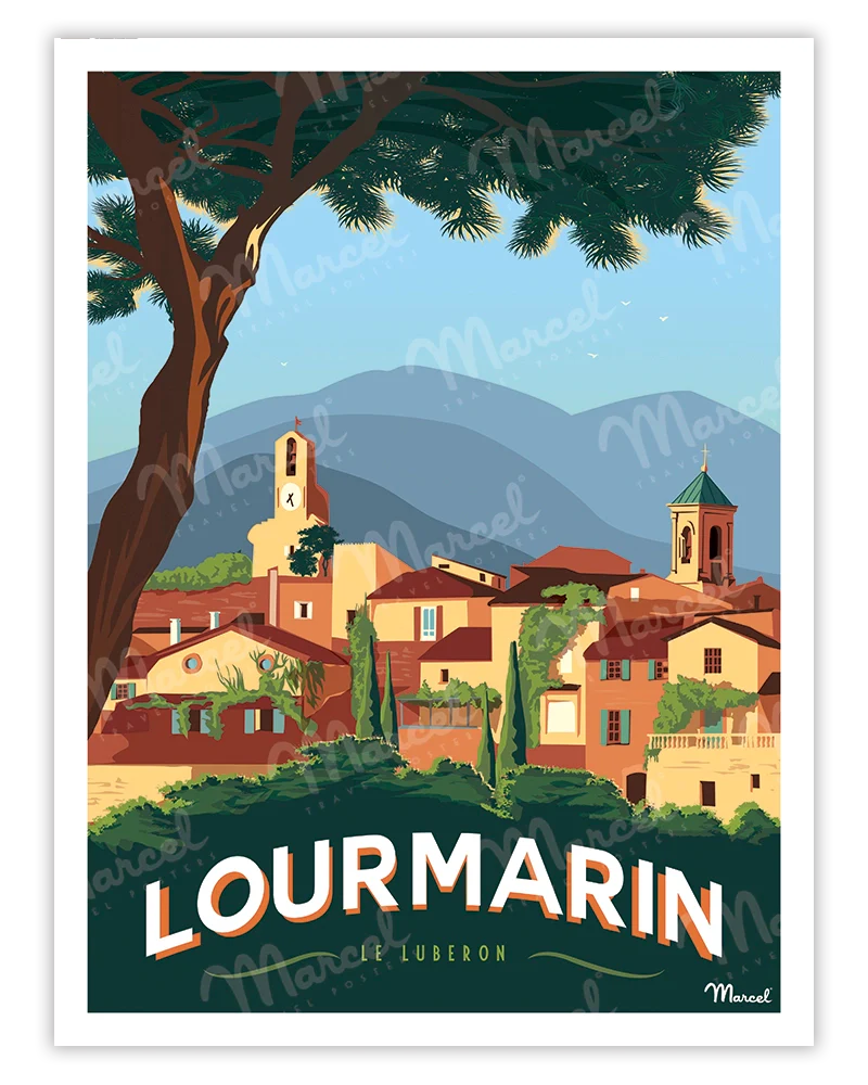 Affiche Lourmarin