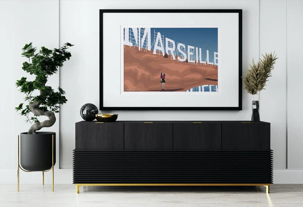 affiche marseille hollywood artyana