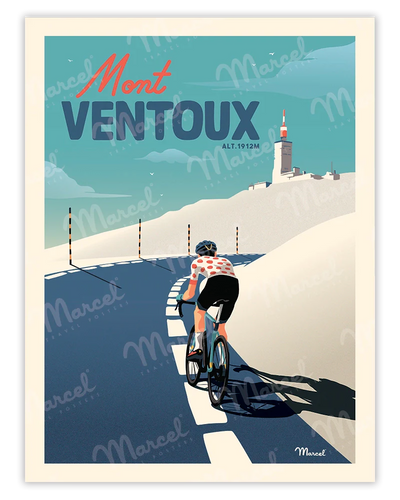 affiche mont ventoux artyana