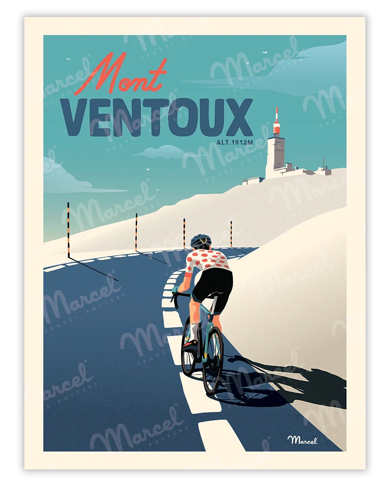 affiche mont ventoux artyana