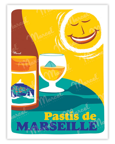 affiche pastis de marseille aix