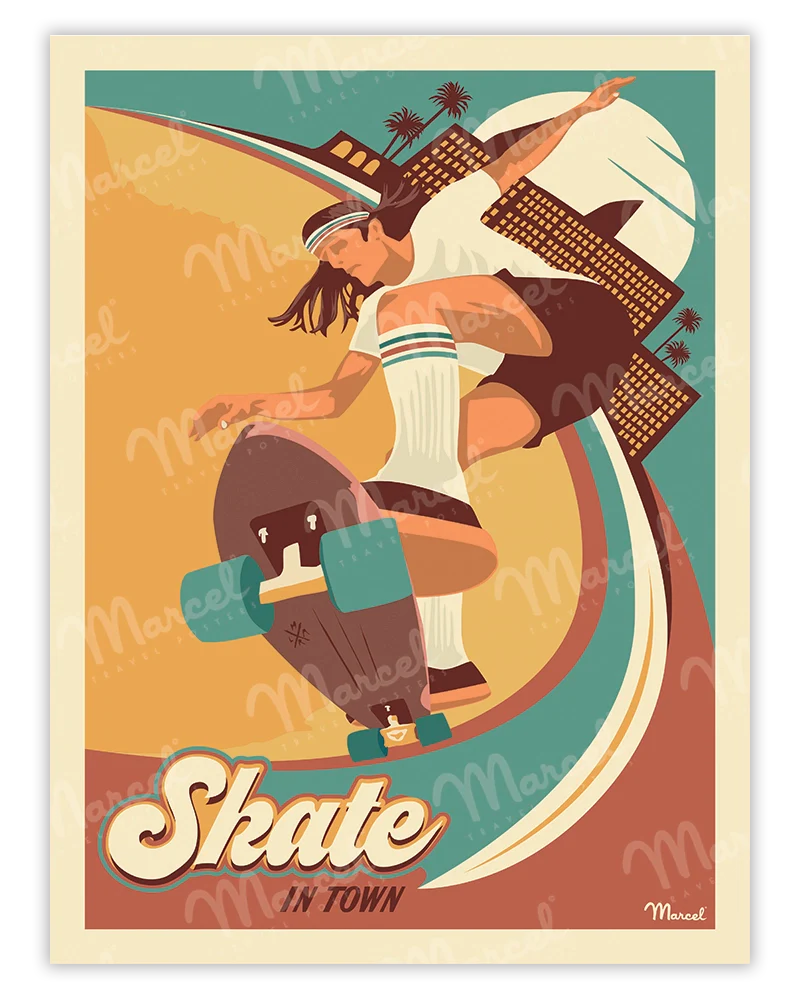 Affiche Skate-in-Town