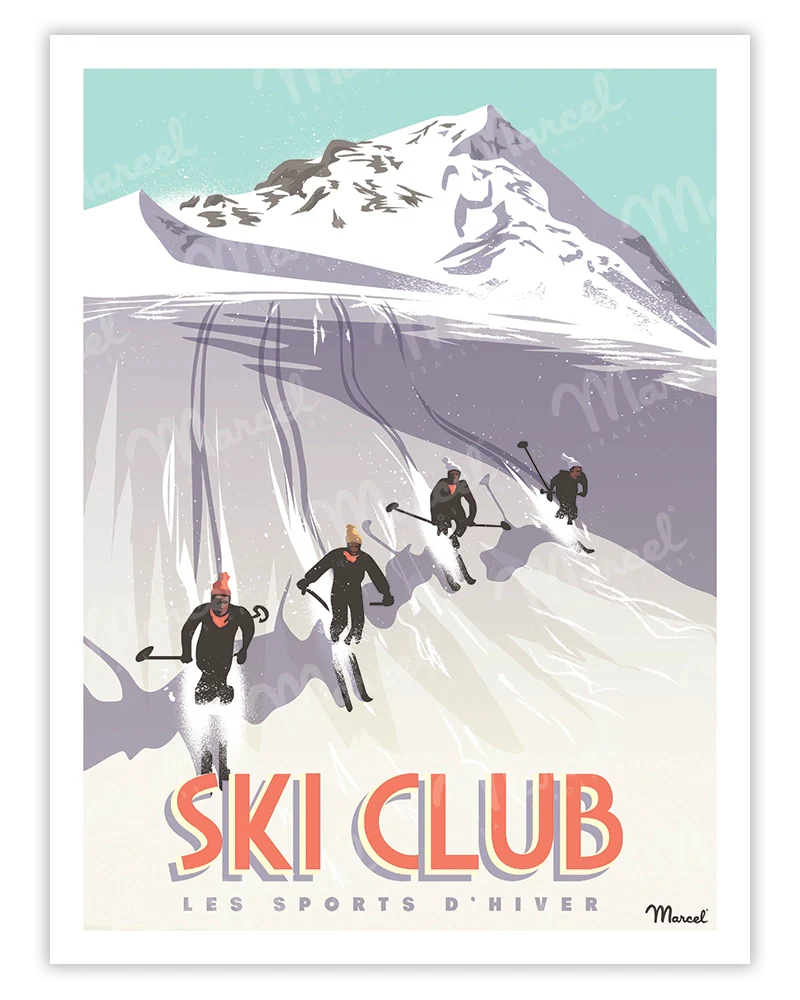 Affiche Ski Club
