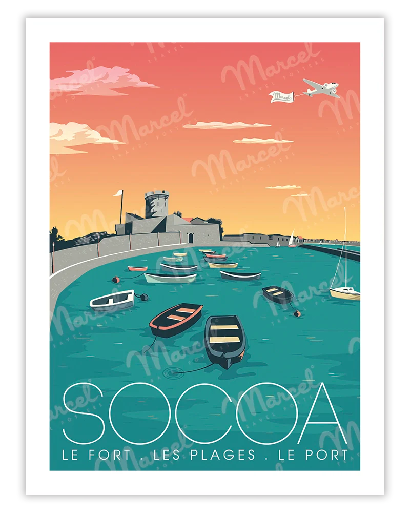 Affiche Socoa Le Fort
