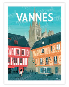 affiche vannes place henri VI artyana