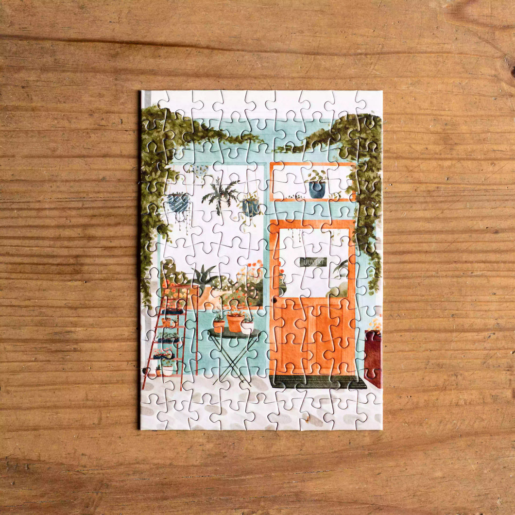 Mini Puzzle Café botanique - Clotilde Boucard