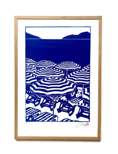 linogravure parasols aix en provence 