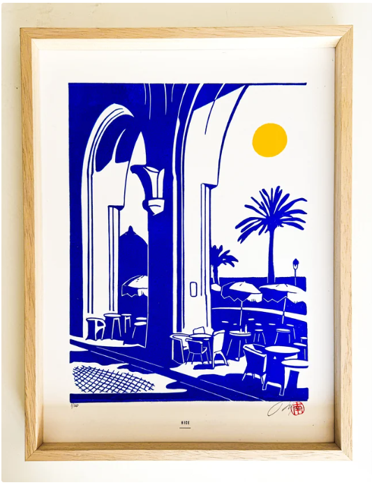 linogravure nice aix en provence