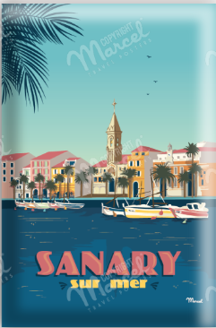 Magnet sanary sur mer artyana Aix en Provence 