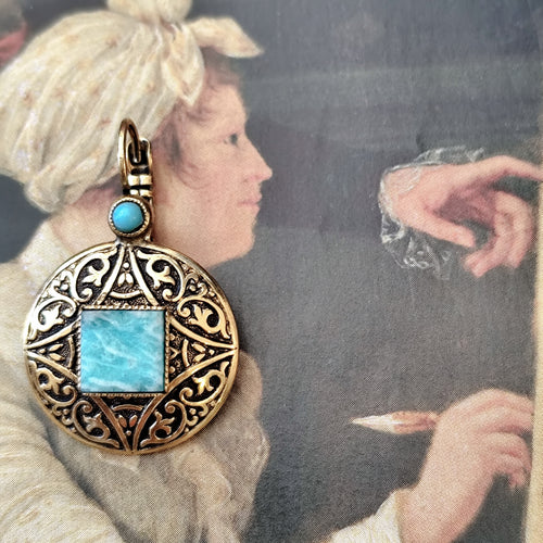 Boucles d'oreilles Amazonite Aix en Provence 