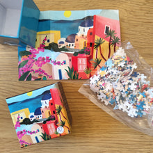 Load image into Gallery viewer, Mini puzzle Santorini Sun
