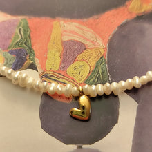 Charger l'image dans la galerie, Collier Cœur et Perles d'eau douce
