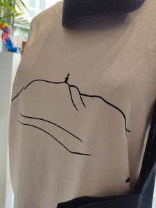 T-shirt Marine ou écru Mazart - Montagne Sainte Victoire